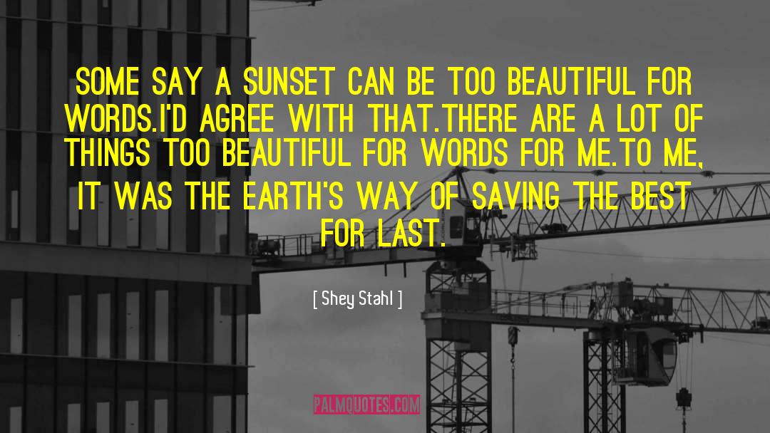 Sunset Sky quotes by Shey Stahl