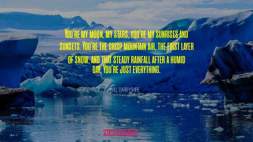 Sunsets And Snow quotes by Will Darbyshire