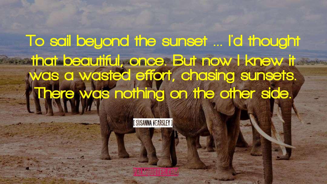 Sunsets quotes by Susanna Kearsley