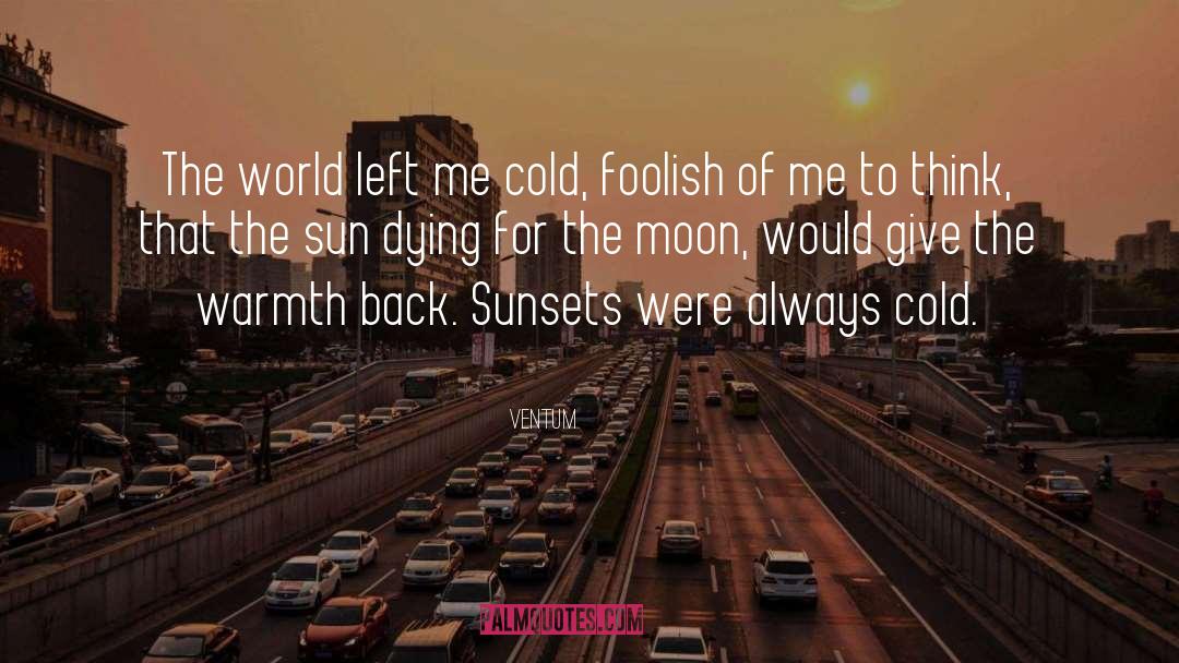 Sunsets quotes by Ventum