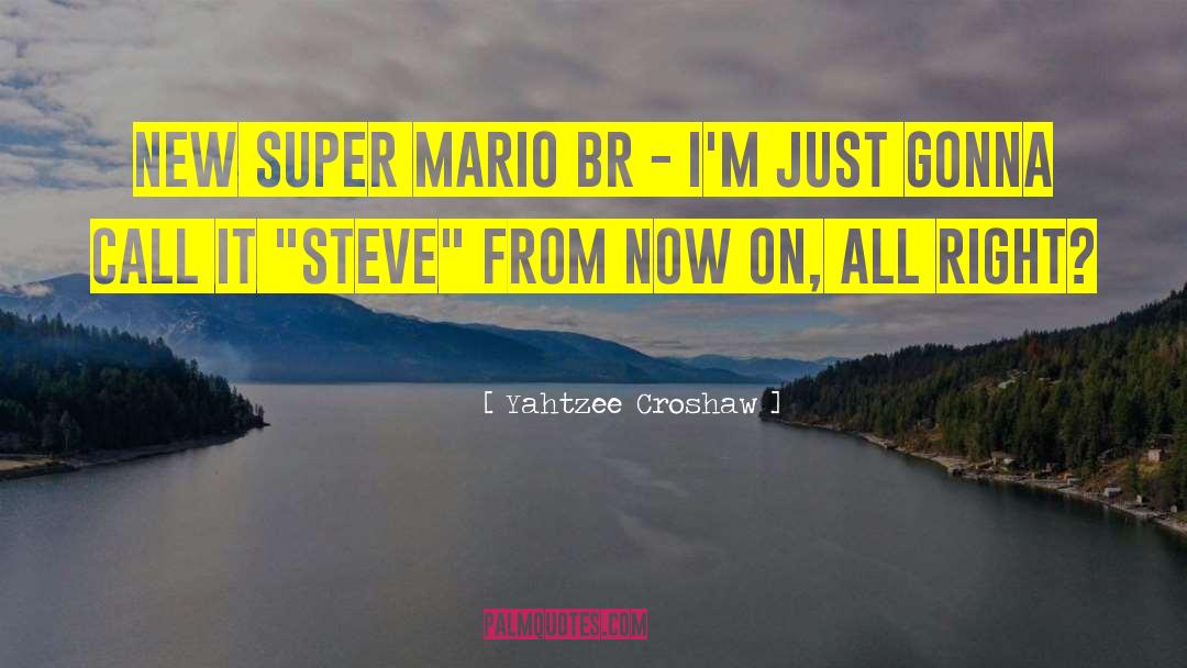 Super Mario 64 quotes by Yahtzee Croshaw