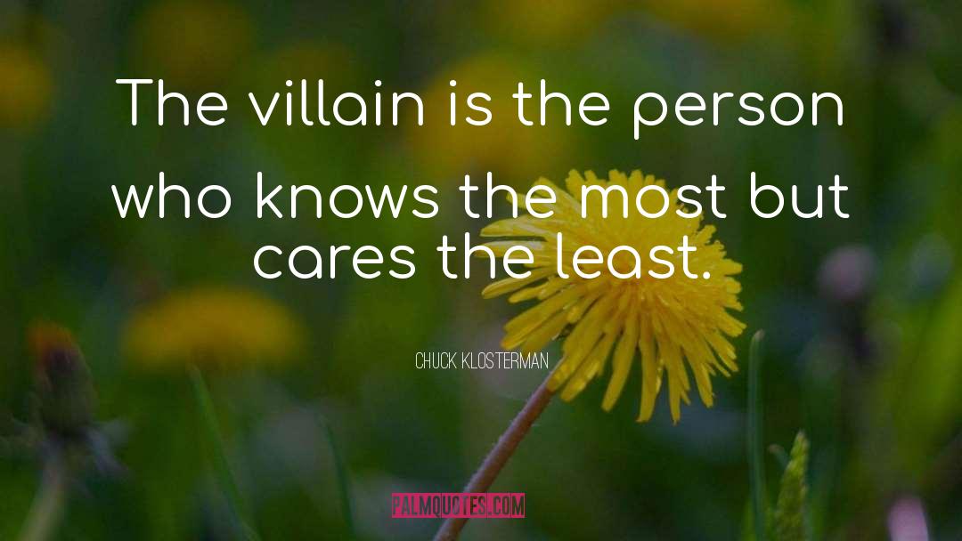 Super Villain quotes by Chuck Klosterman