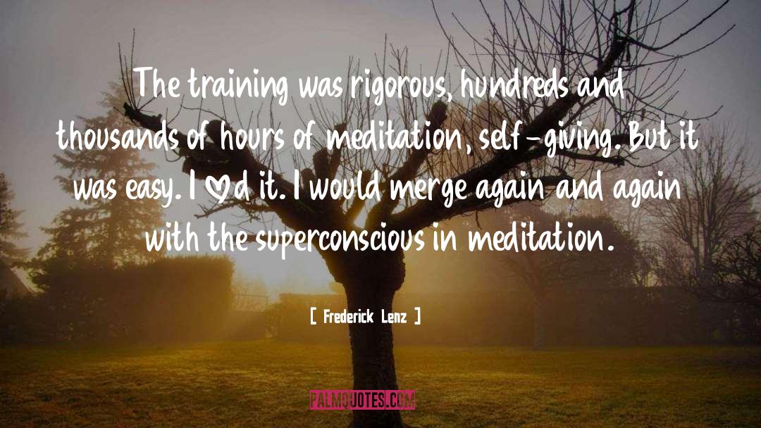 Superconscious Exercises quotes by Frederick Lenz