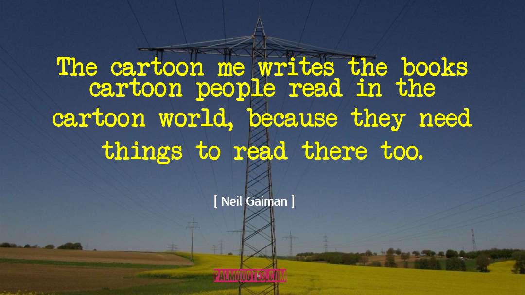 Superestrellas Cartoon quotes by Neil Gaiman