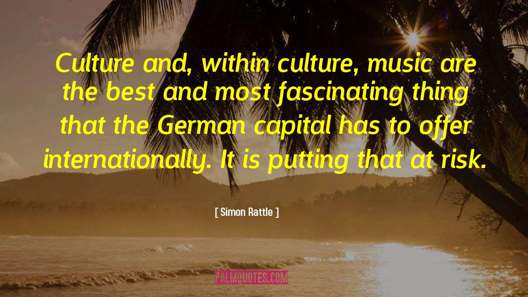 Superficial Culture quotes by Simon Rattle