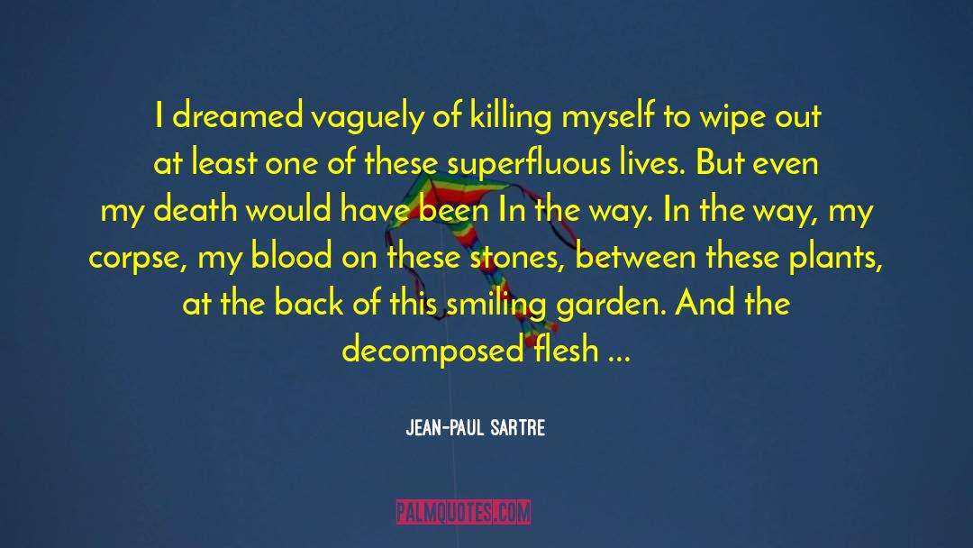 Superfluous quotes by Jean-Paul Sartre