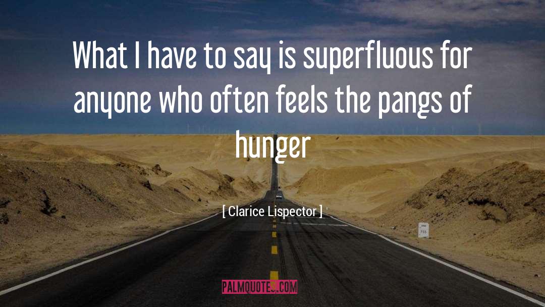 Superfluous quotes by Clarice Lispector