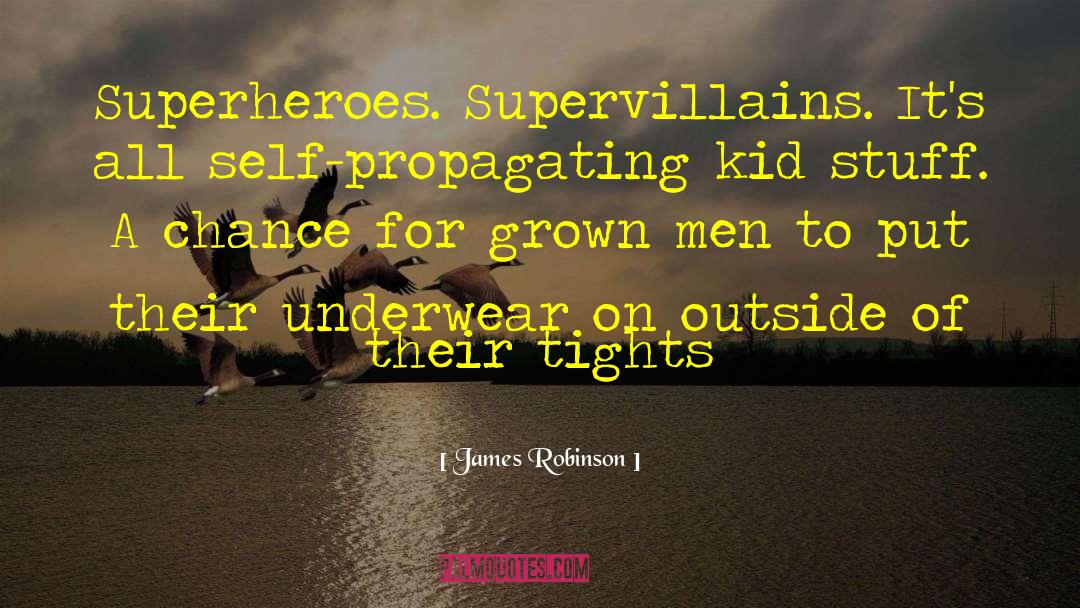 Superheroes quotes by James Robinson