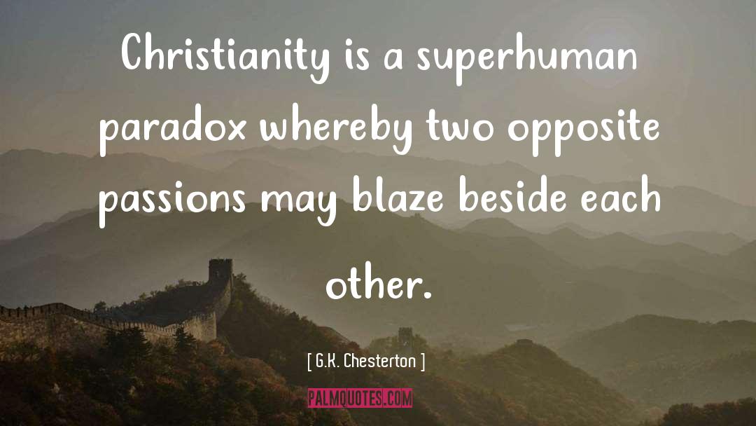 Superhuman quotes by G.K. Chesterton