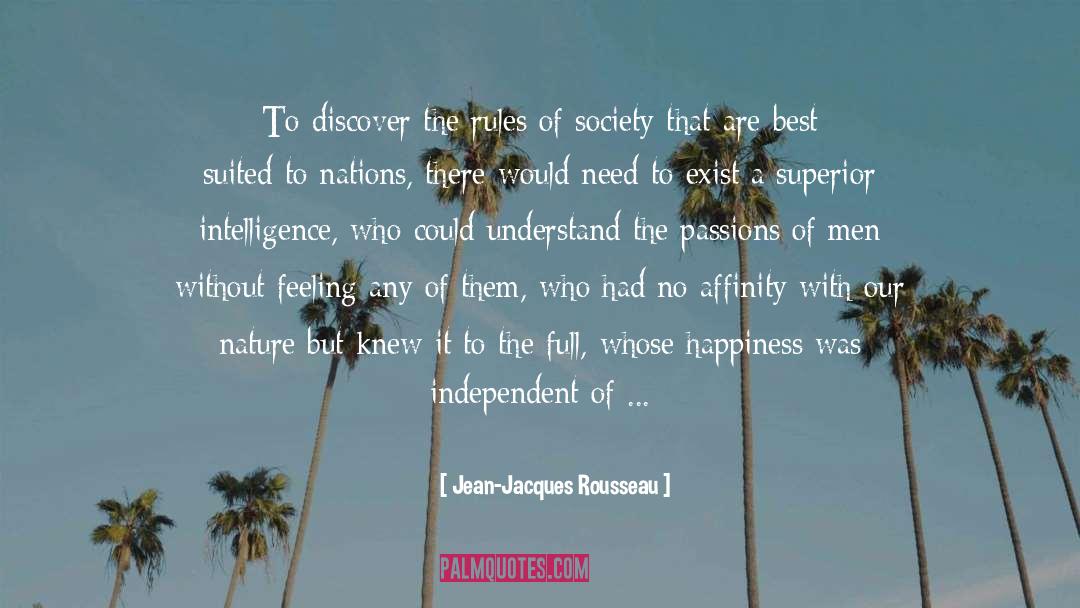 Superior Intelligence quotes by Jean-Jacques Rousseau
