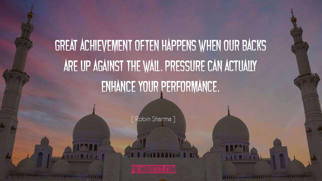 Superior Performance quotes by Robin Sharma