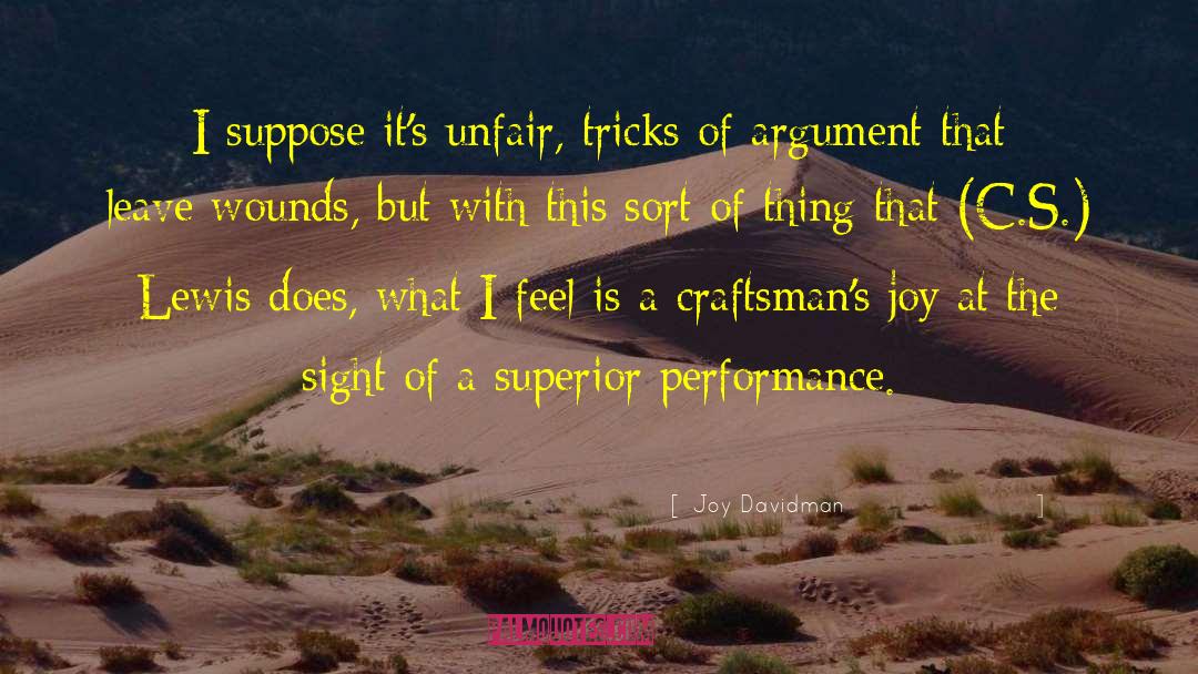 Superior Performance quotes by Joy Davidman