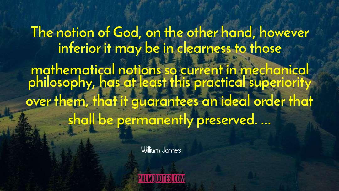 Superiority quotes by William James