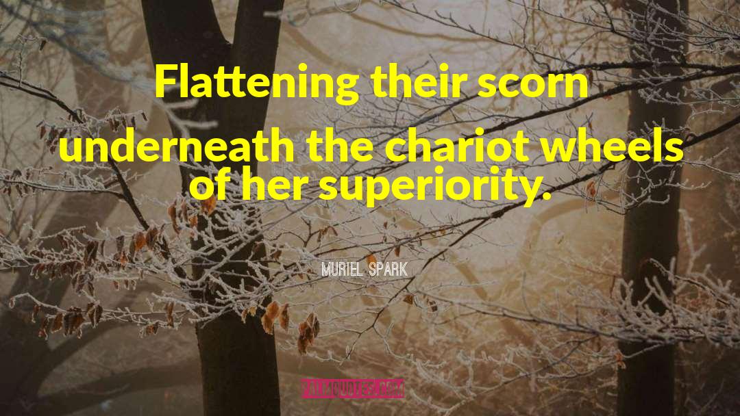 Superiority quotes by Muriel Spark