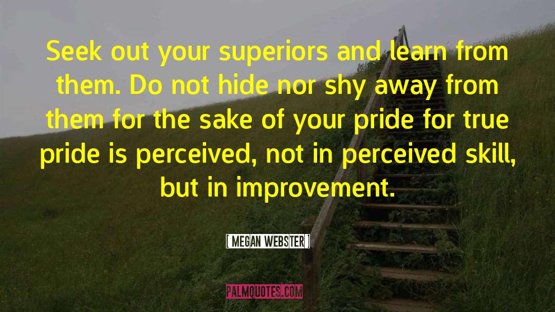 Superiors quotes by Megan Webster