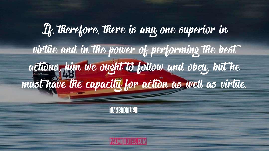 Superiors quotes by Aristotle.