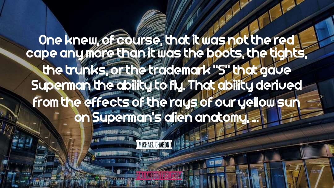 Superman quotes by Michael Chabon