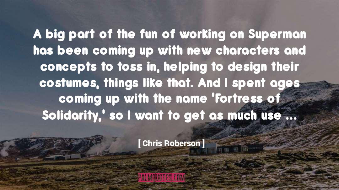 Superman quotes by Chris Roberson