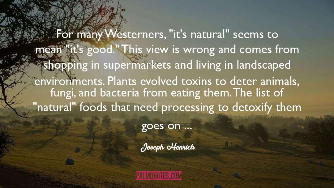 Supermarkets quotes by Joseph Henrich