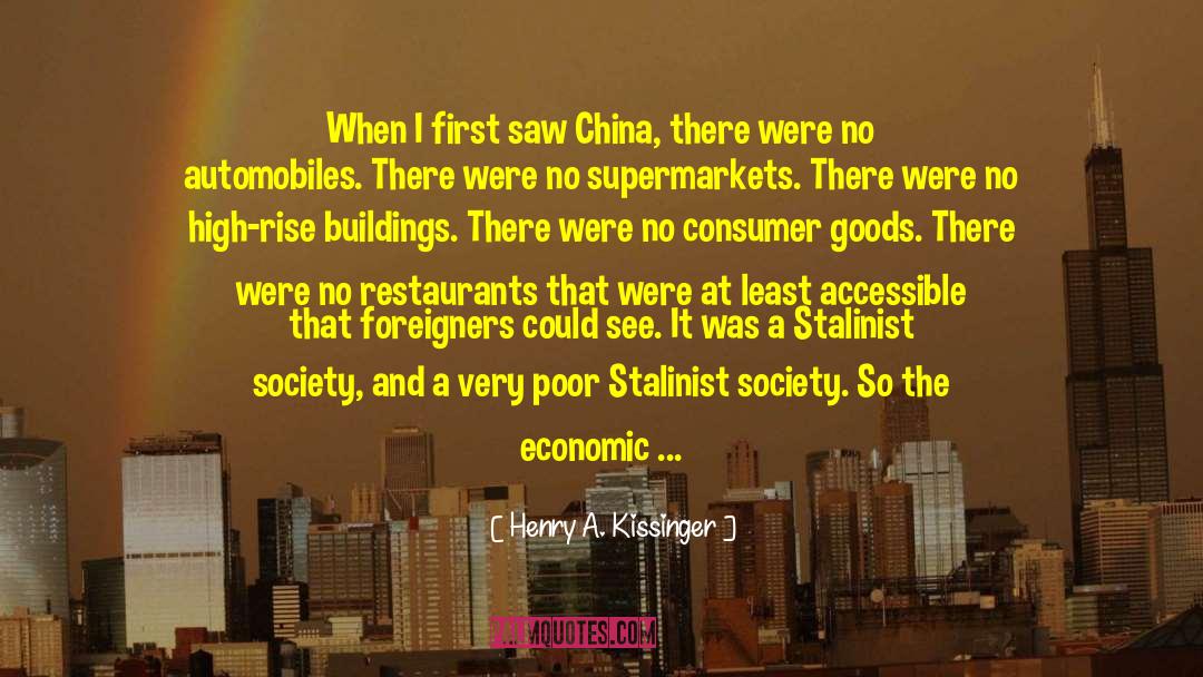 Supermarkets quotes by Henry A. Kissinger