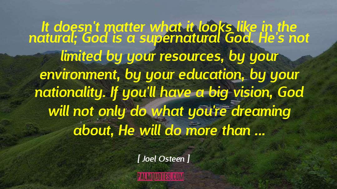 Supernatural Crime quotes by Joel Osteen