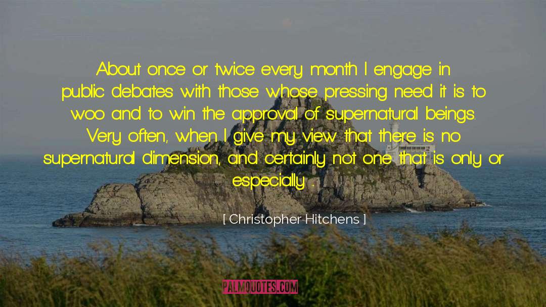 Supernatural Fandom quotes by Christopher Hitchens