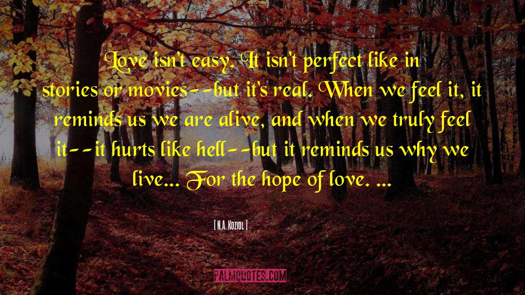 Supernatural Love Stories quotes by N.A. Koziol