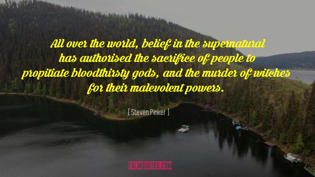 Supernatural Mystery quotes by Steven Pinker