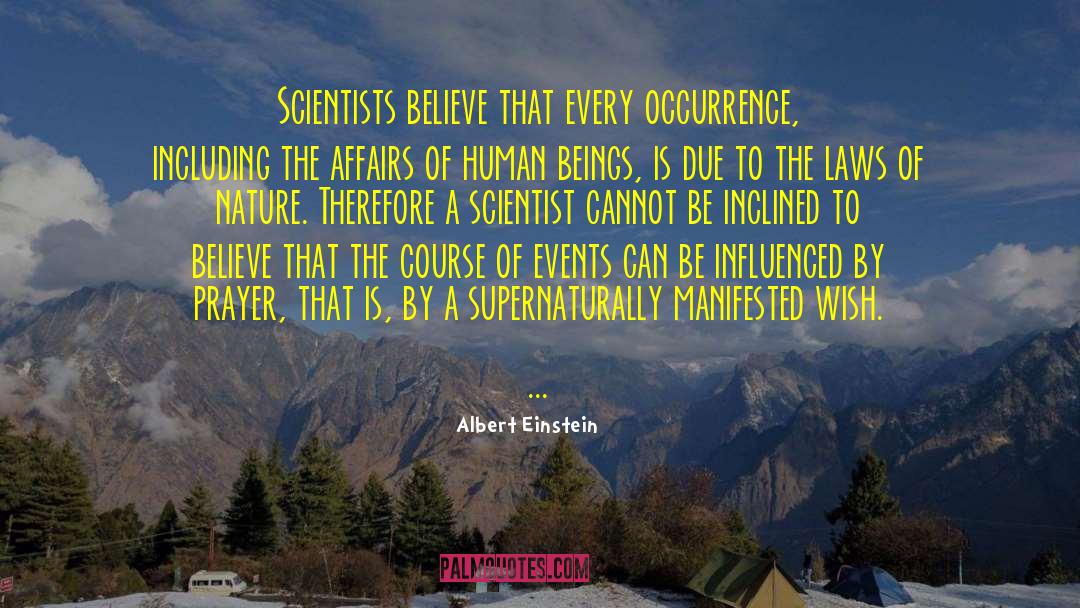 Supernaturally quotes by Albert Einstein