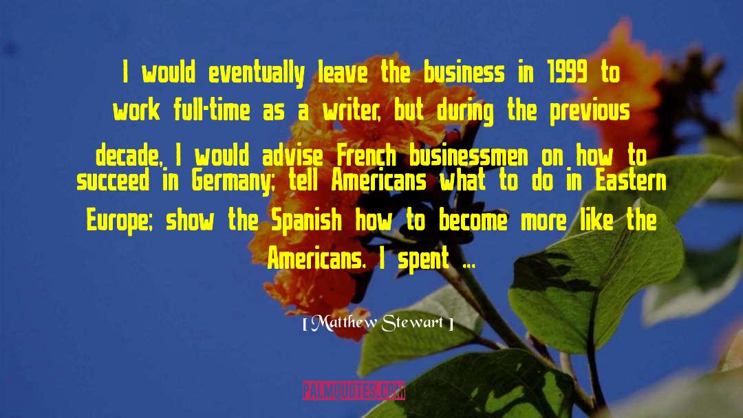 Supersedes In Spanish quotes by Matthew Stewart