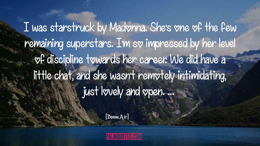 Superstar quotes by Donna Air