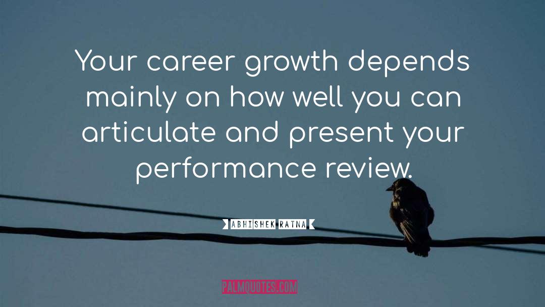 Superstrong Career quotes by Abhishek Ratna