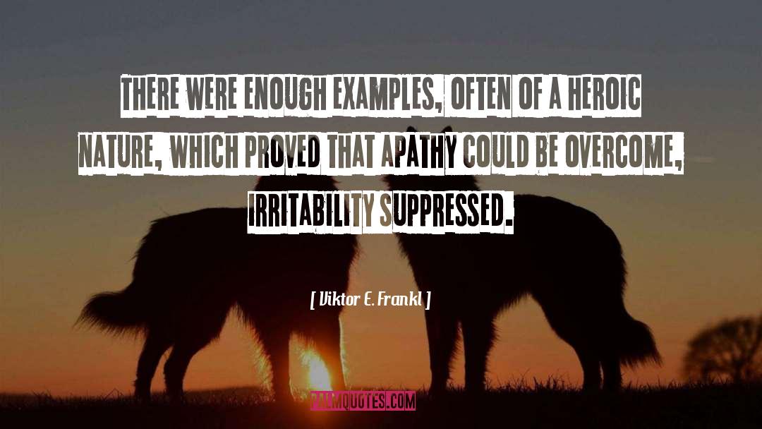 Supplemented Examples quotes by Viktor E. Frankl