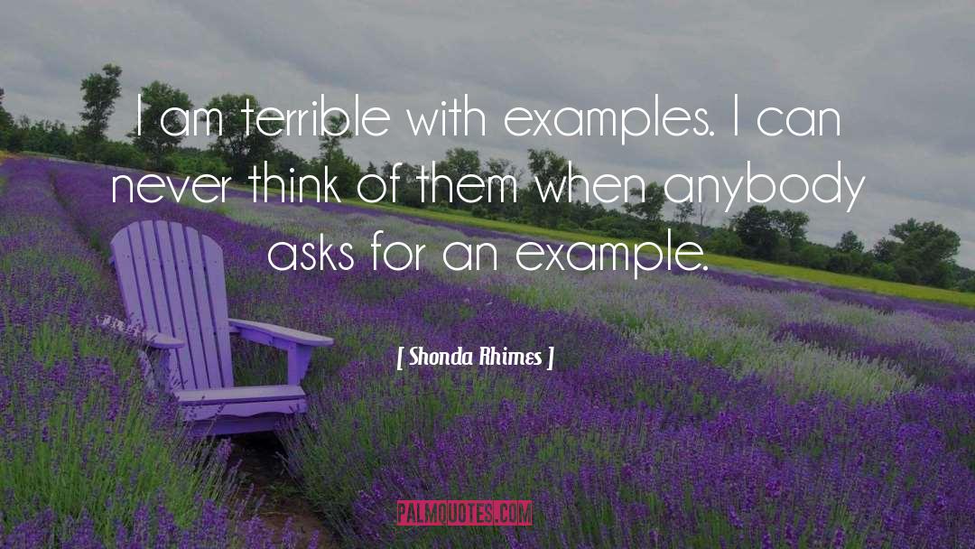 Supplemented Examples quotes by Shonda Rhimes