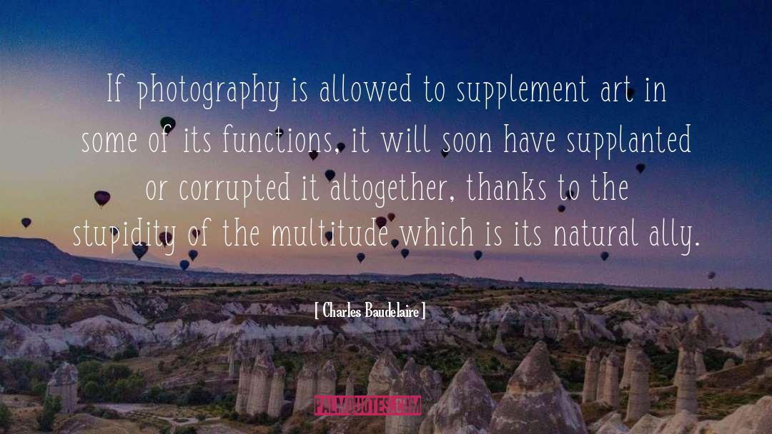 Supplements quotes by Charles Baudelaire