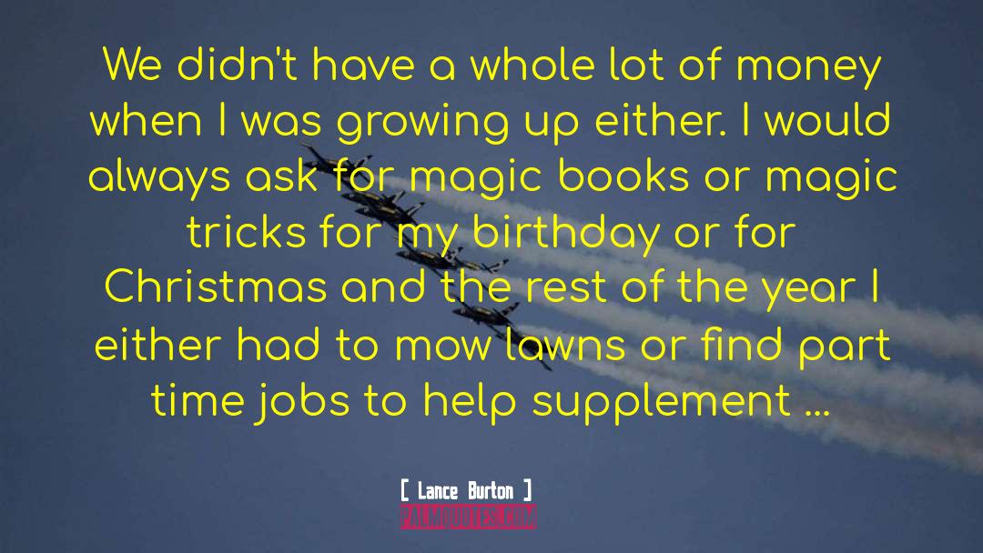 Supplements quotes by Lance Burton