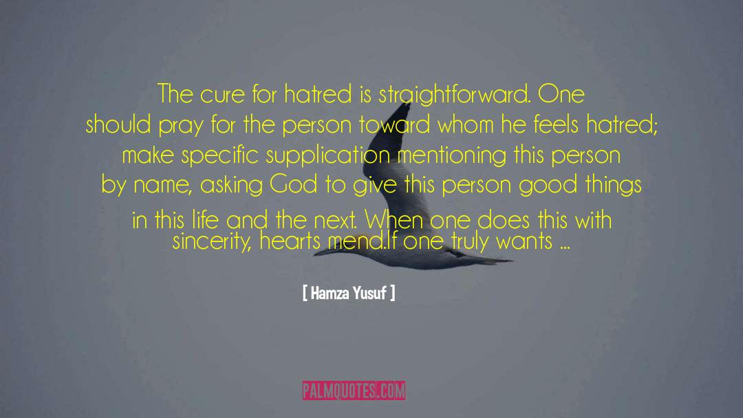 Supplication quotes by Hamza Yusuf