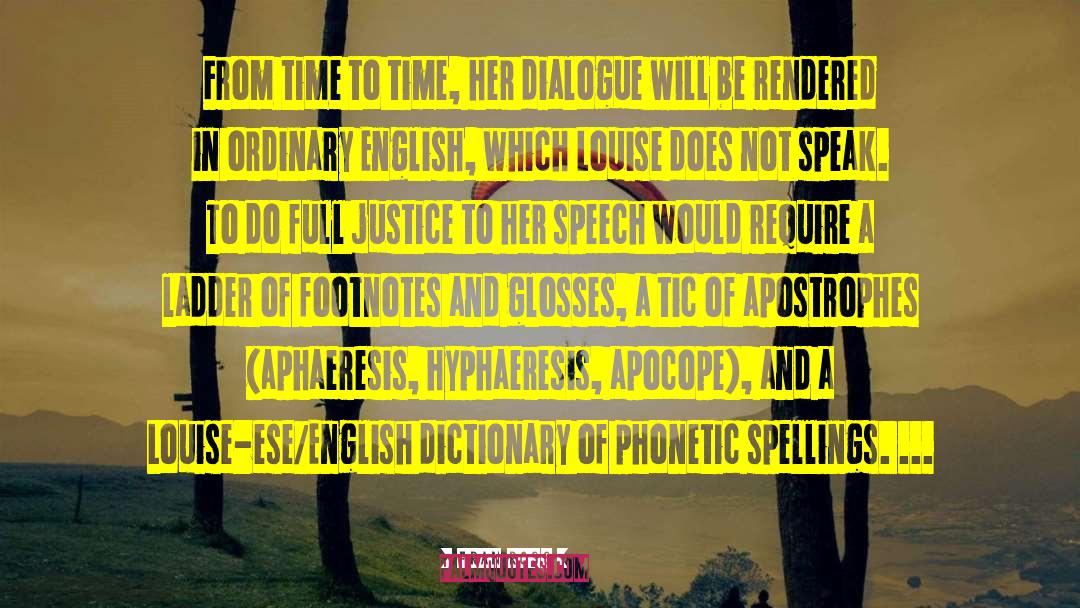 Supplice In English quotes by Fran Ross