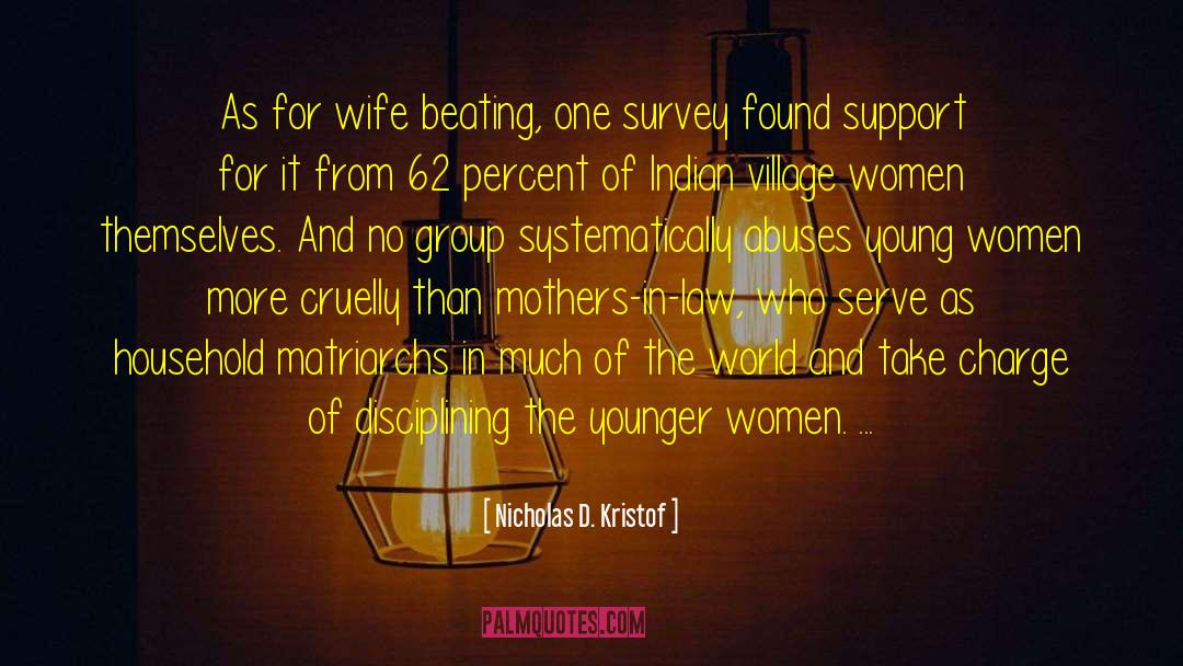 Support Groups quotes by Nicholas D. Kristof