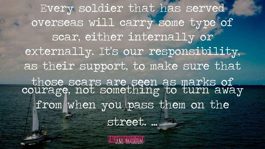 Support Our Troops quotes by J.M. Madden