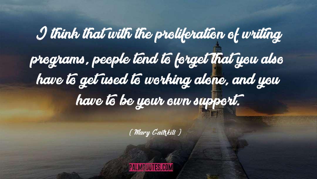 Support quotes by Mary Gaitskill