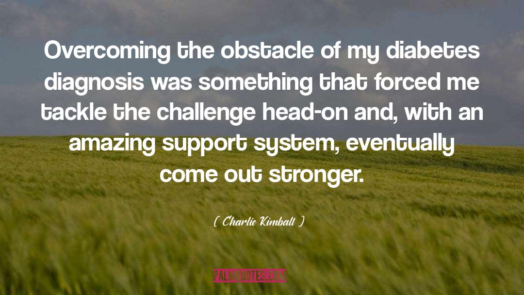 Support System quotes by Charlie Kimball