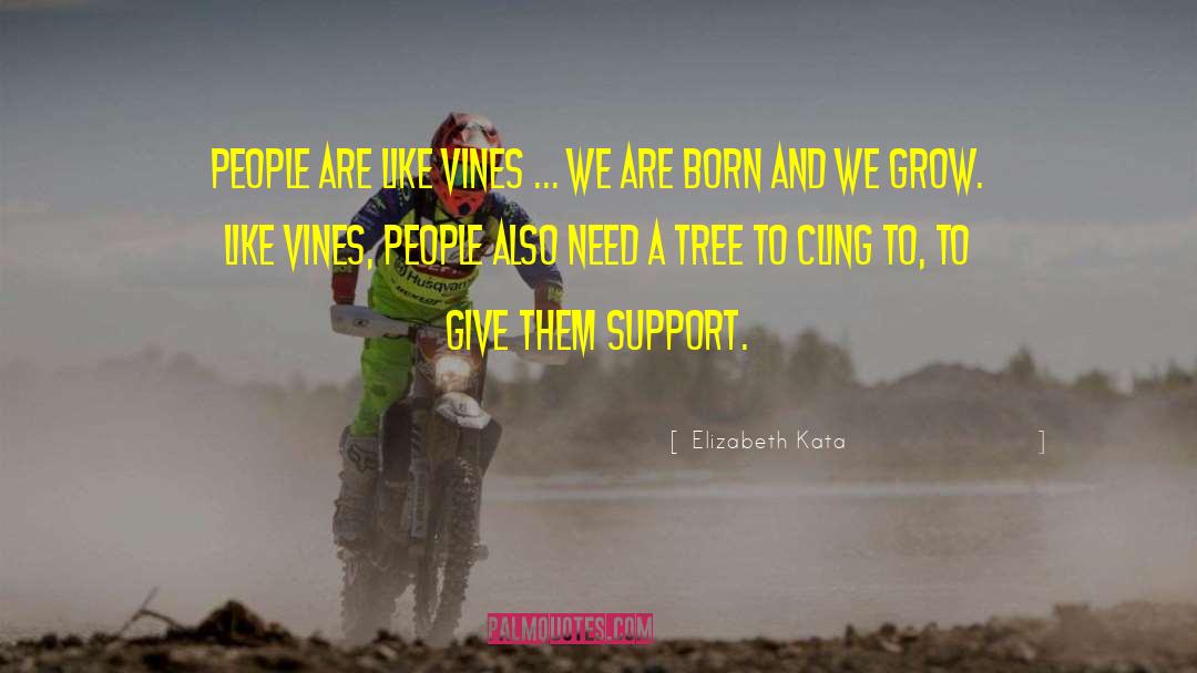 Support System quotes by Elizabeth Kata