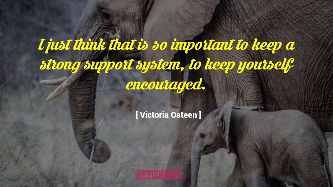 Support System quotes by Victoria Osteen