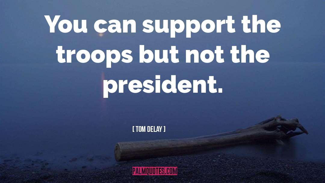Support The Troops quotes by Tom DeLay
