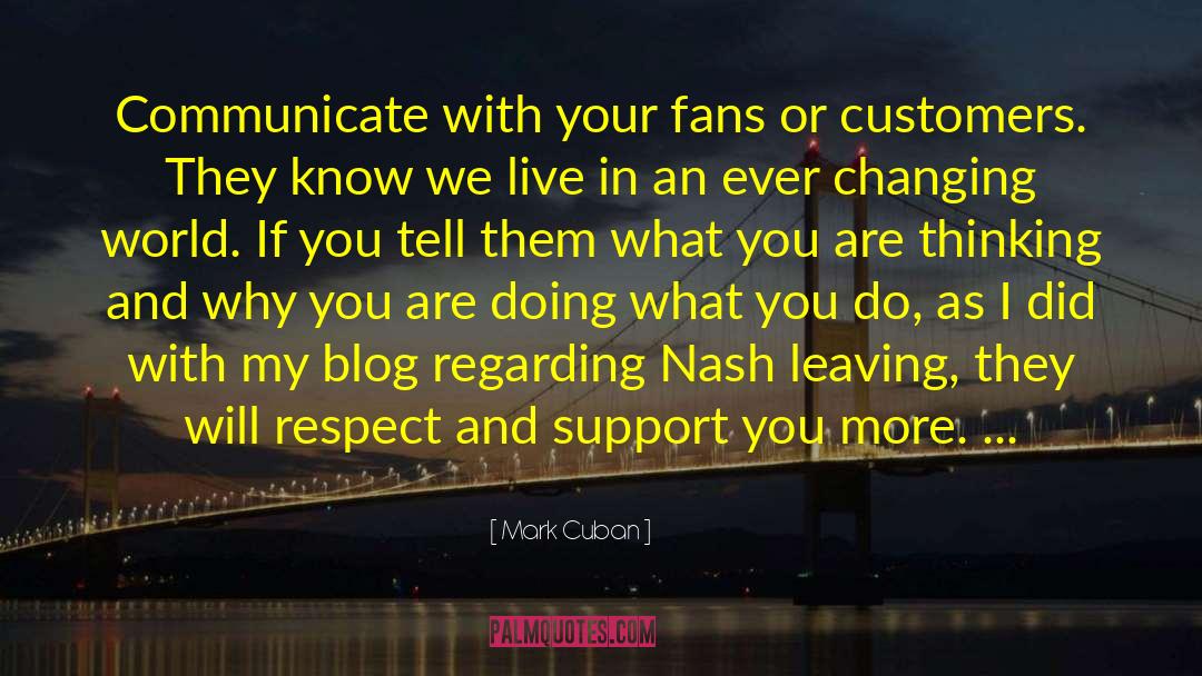 Support You quotes by Mark Cuban