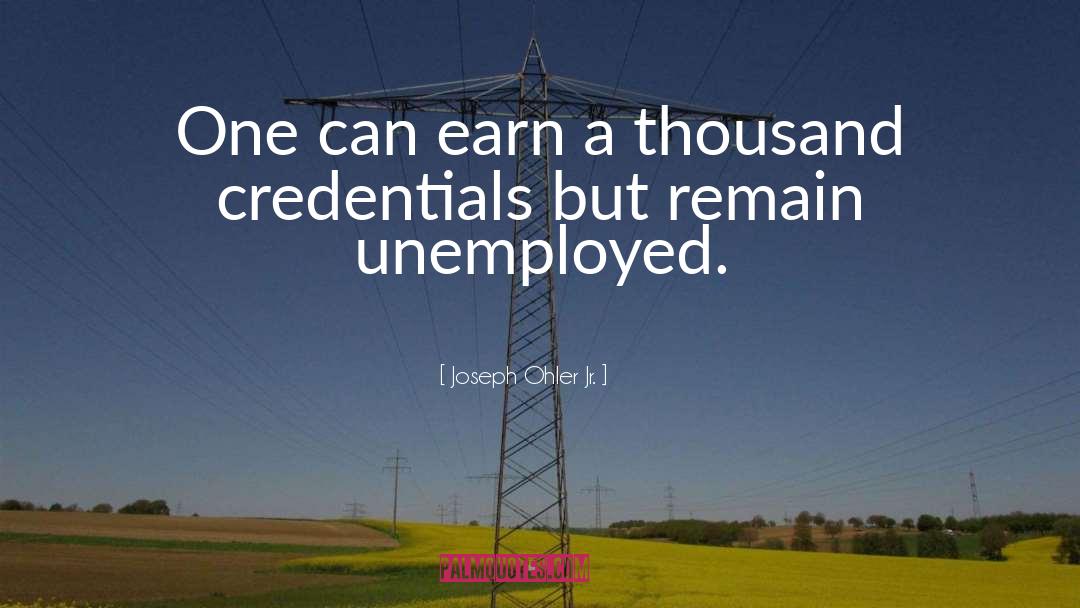 Supported Employment quotes by Joseph Ohler Jr.