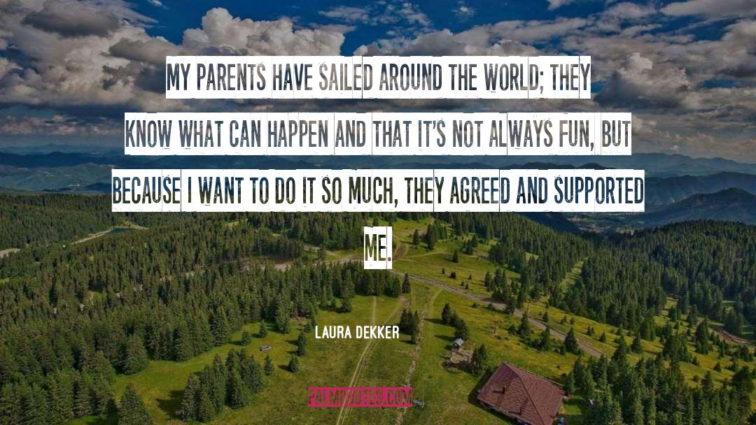 Supported quotes by Laura Dekker