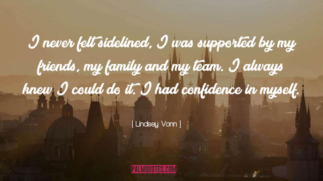 Supported quotes by Lindsey Vonn