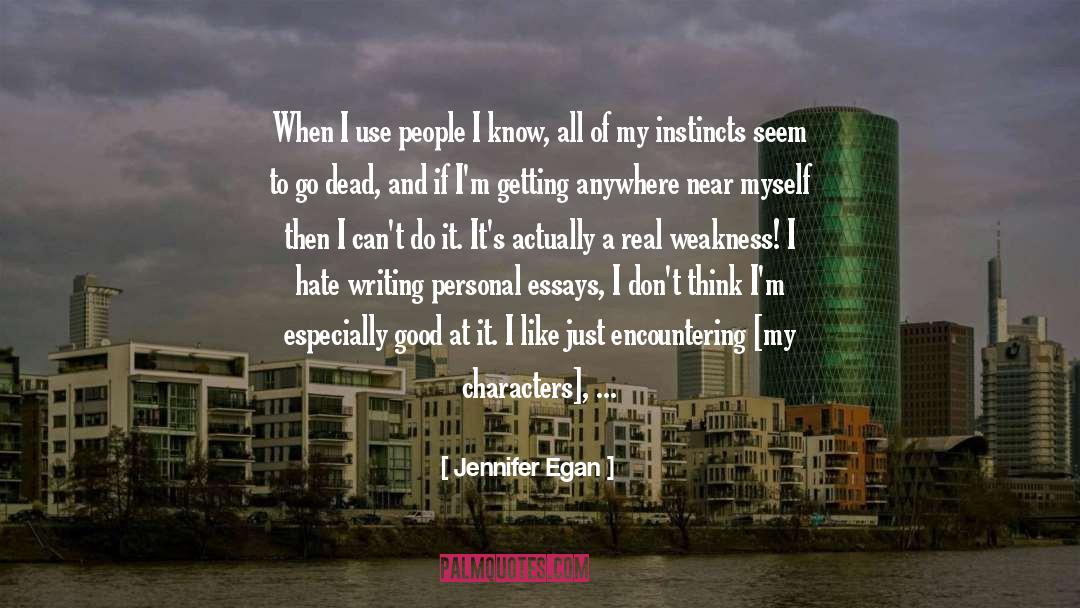 Supporting Characters quotes by Jennifer Egan